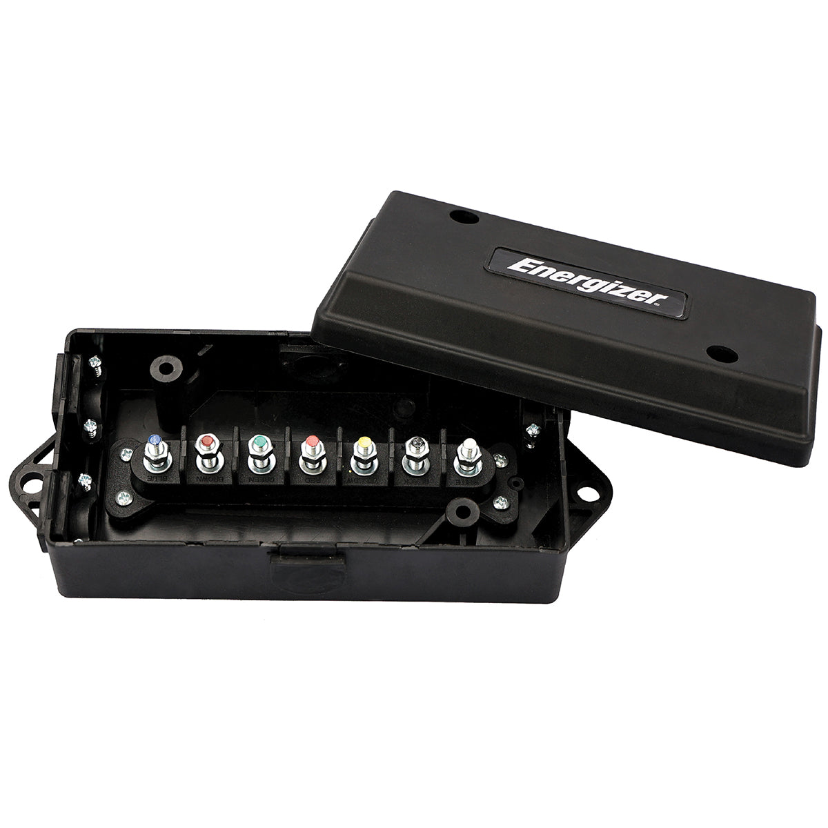 Energizer 7 Way Weatherproof Electrical Trailer Junction Box