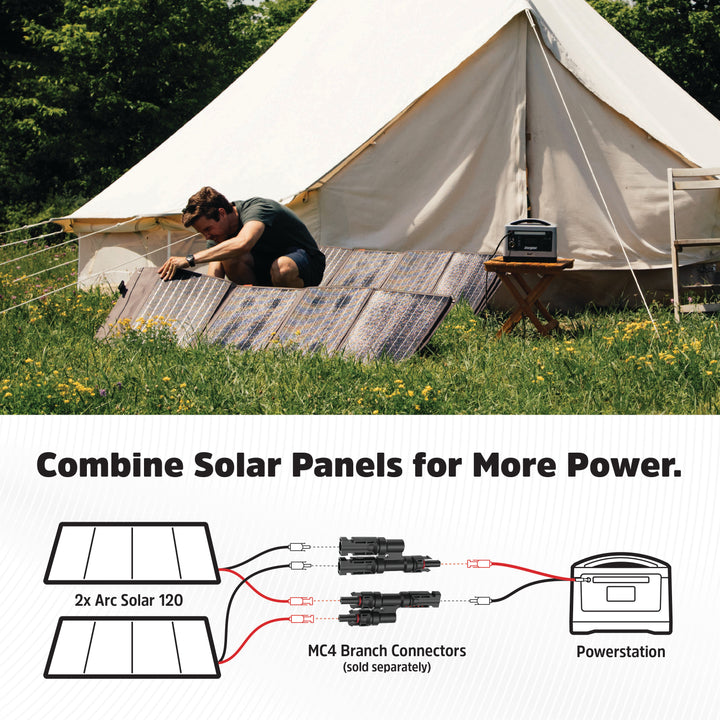 Energizer Arc Solar 120 Solar Panel Power Station Accessory