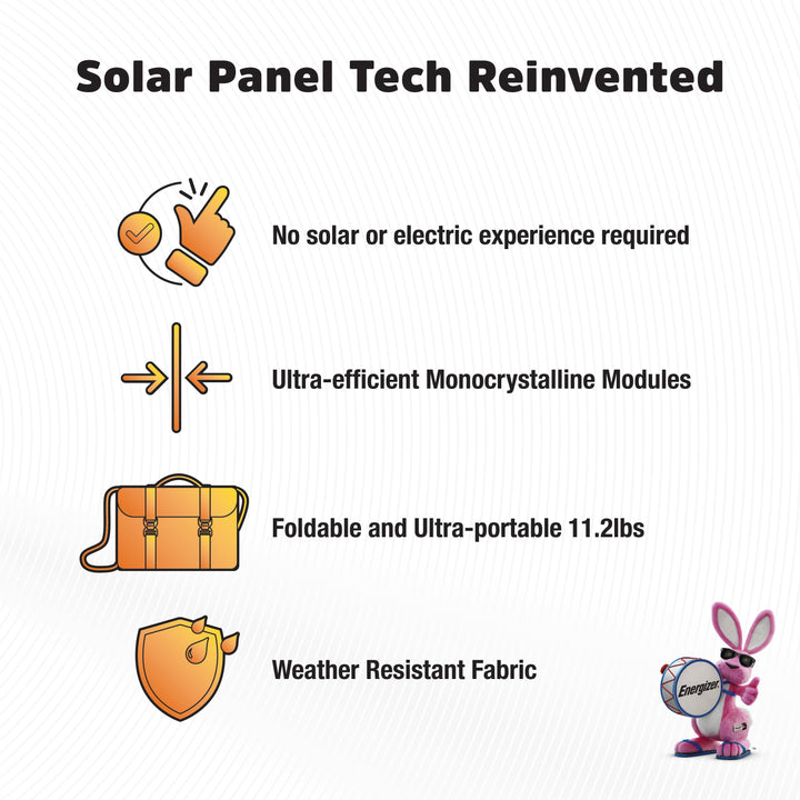 Energizer Arc Solar 120 Solar Panel Power Station Accessory