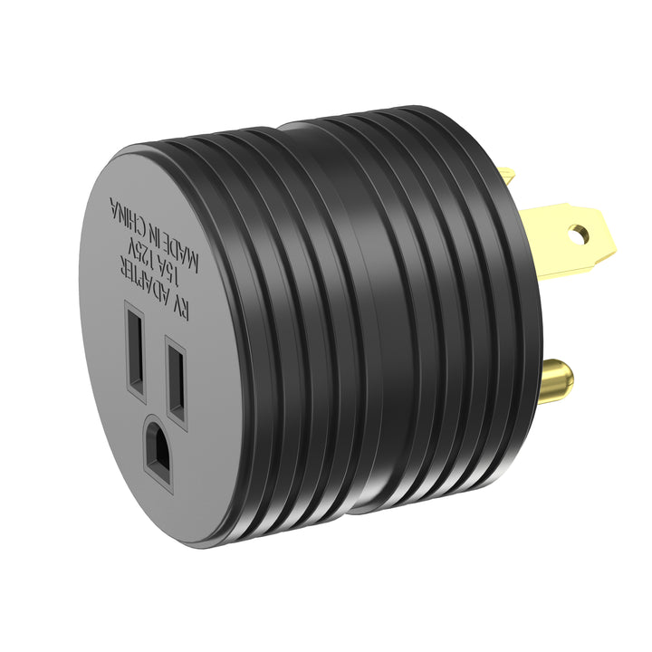 Energizer ECAD055 30A-RV to 15A Plug Adapter Electrical Accessory